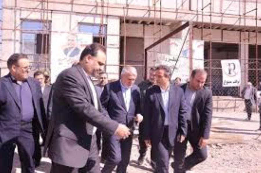 بازدید وزیر میراث‌فرهنگی،گردشگری و صنایع‌دستی از پروژه پل معلق سراب